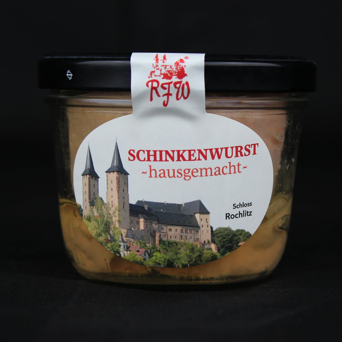 Hausgemachte Schinkenwurst im Glas der RFW Rochlitz