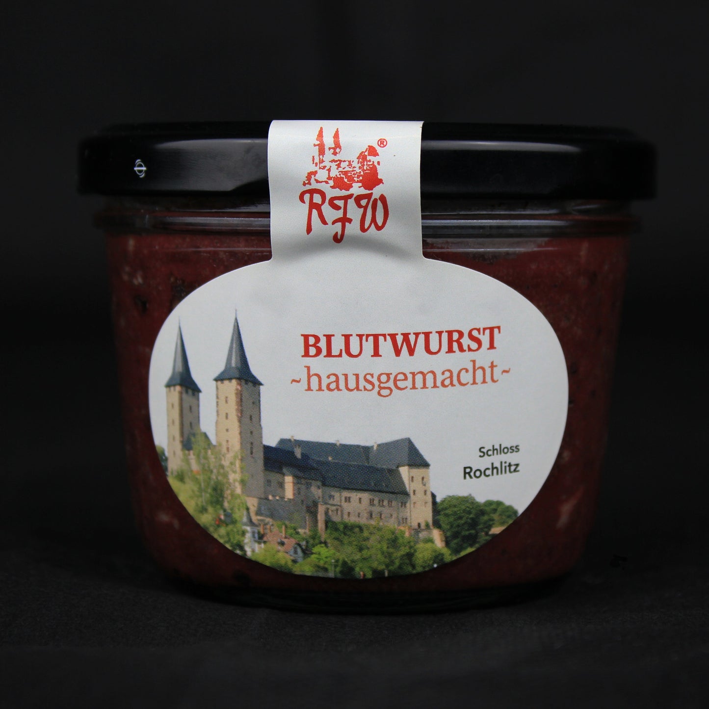 Hausgemachte Blutwurst im Glas der RFW Rochlitz