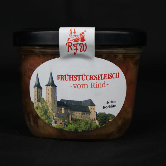 Hausgemachtes Frühstücksfleisch im Glas der RFW Rochlitz