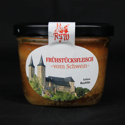 Hausgemachtes Frühstücksfleisch im Glas der RFW Rochlitz