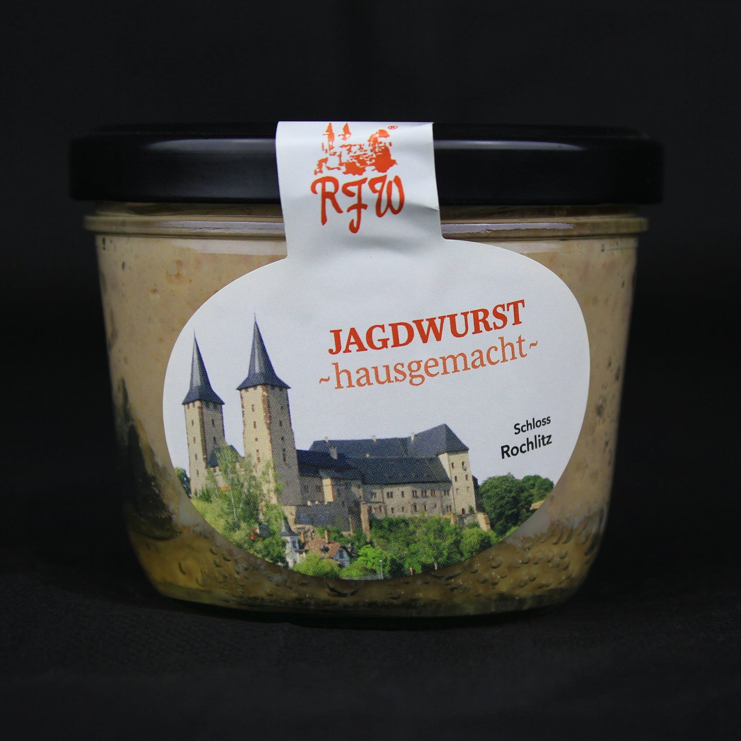 Hausgemachte Jagdwurst im Glas der RFW Rochlitz