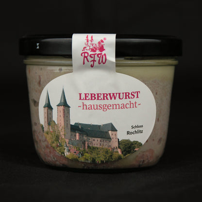 Hausgemachte Leberwurst im Glas der RFW Rochlitz