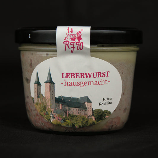 Hausgemachte Leberwurst im Glas der RFW Rochlitz