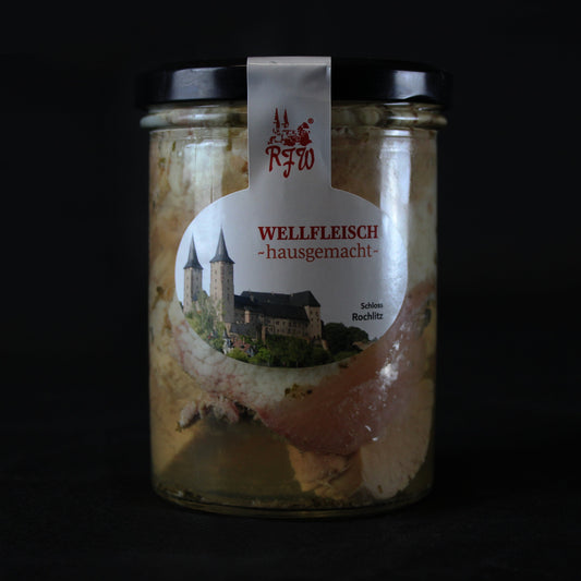 Hausgemachtes Wellfleisch im Glas der RFW Rochlitz