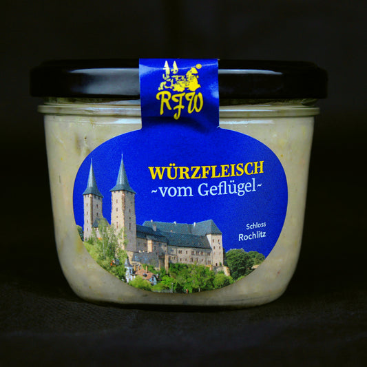 Hausgemachtes Würzfleisch im Glas der RFW Rochlitz