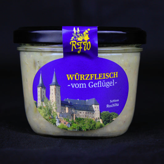 Hausgemachtes Würzfleisch im Glas der RFW Rochlitz
